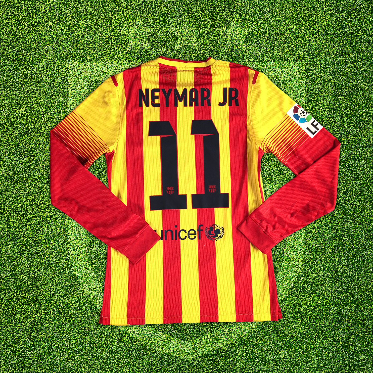 2013-14 FC Barcelona Away Shirt - Match Issue Neymar (M)