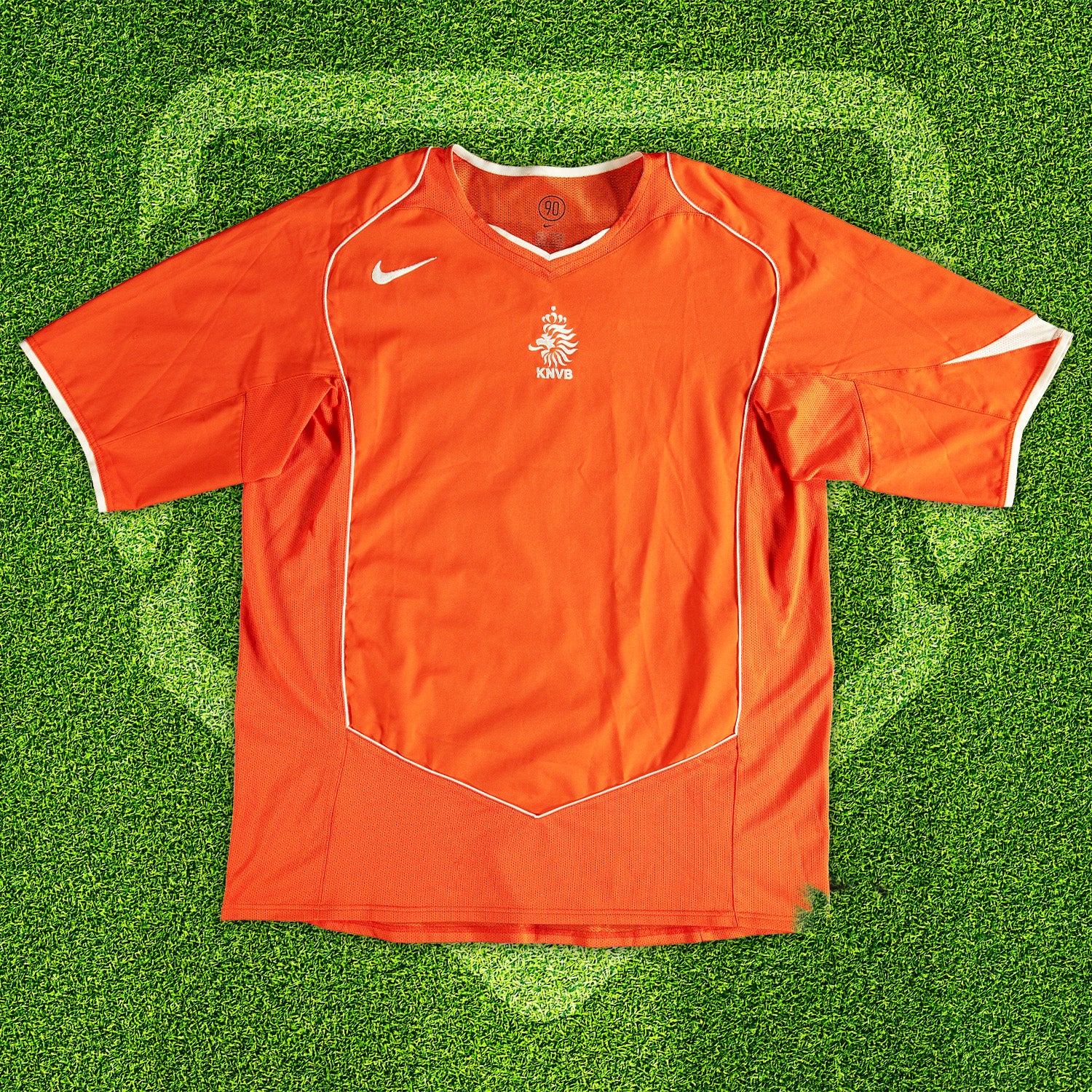 2004 Netherlands Home Shirt Schöne (XL)