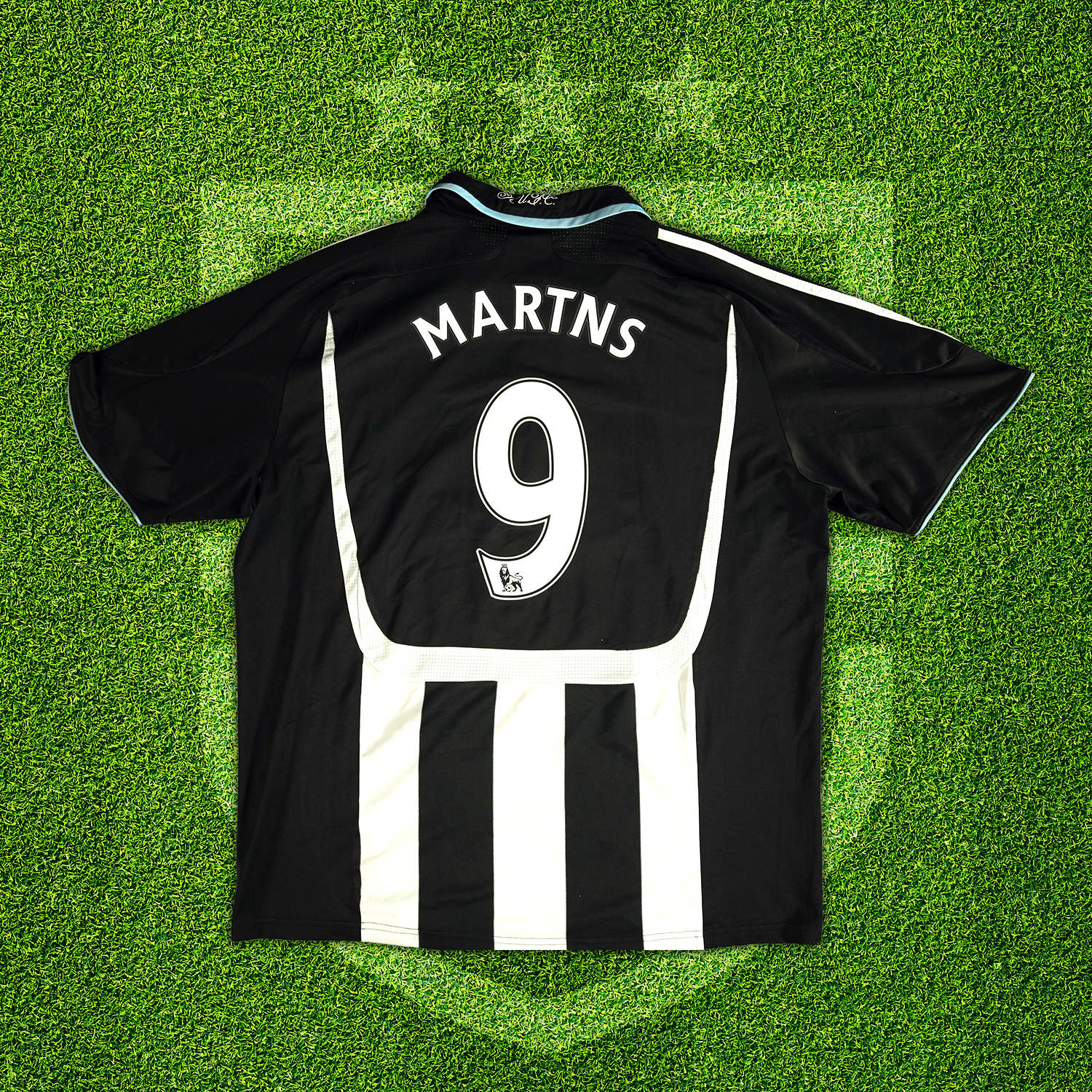 2007-08 Newcastle United F.C. Home Shirt Martins (XL)