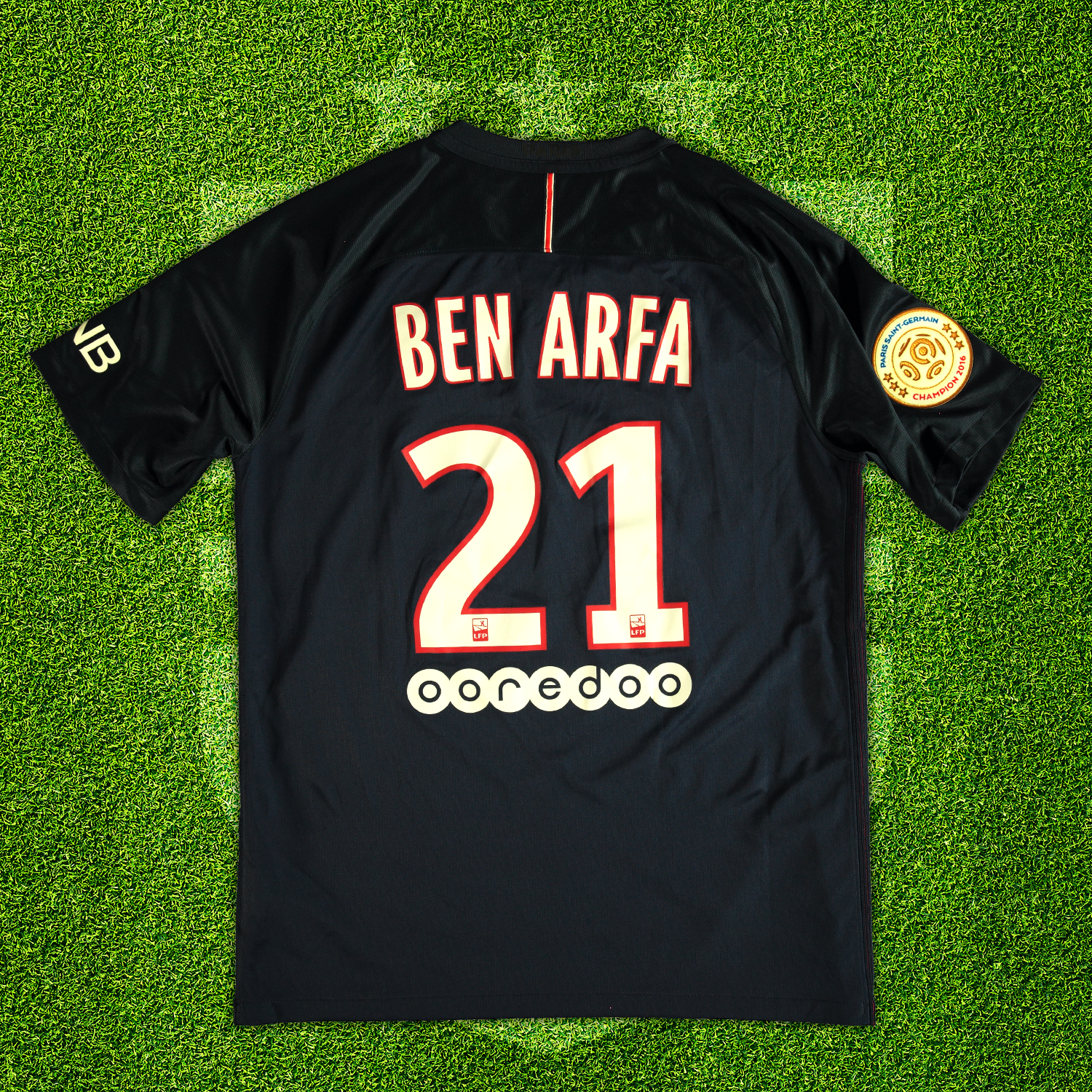 2016-17 Paris Saint-Germain F.C. Home Shirt Ben Arfa (L)