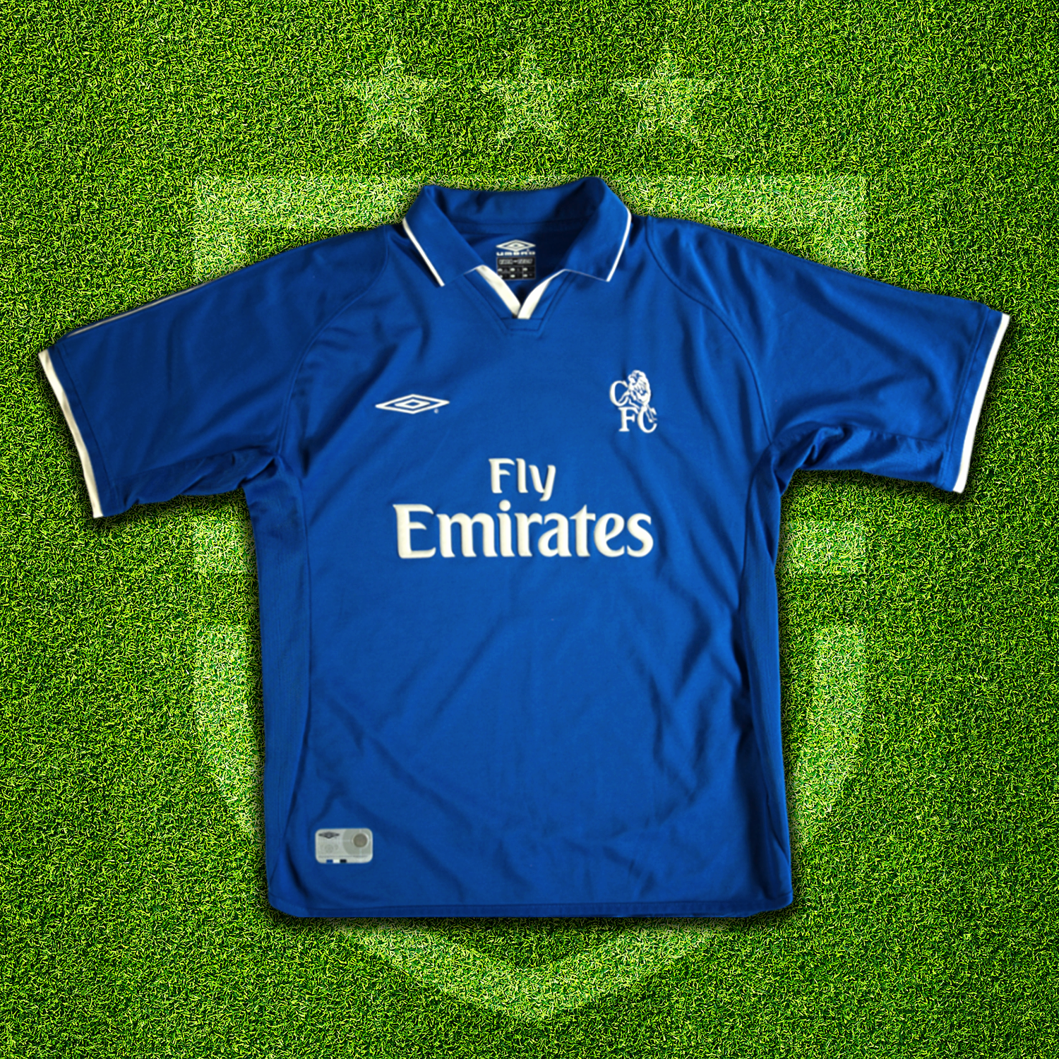 2001-03 Chelsea F.C. Home Shirt Zola (L)